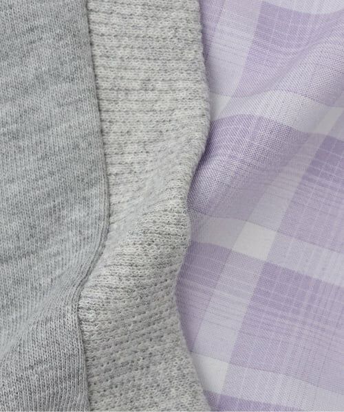 minimal / ミニマル ミニ丈・ひざ丈ワンピース | シャツレイヤード パーカーワンピース | 詳細8