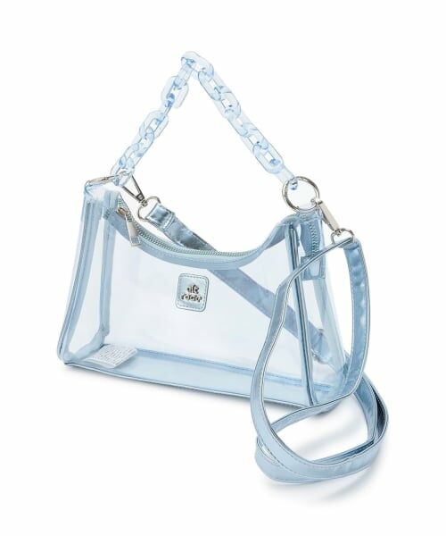 minimal / ミニマル ショルダーバッグ | クリア２WAYショルダー（ブルー）