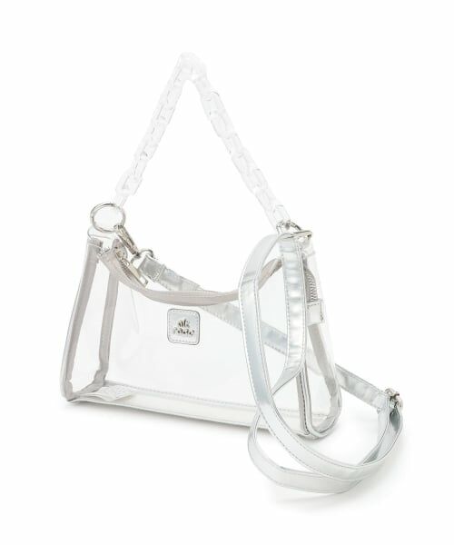 minimal / ミニマル ショルダーバッグ | クリア２WAYショルダー（シルバー）