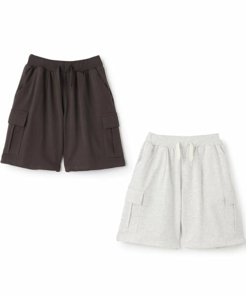 minimal / ミニマル ショート・ハーフ・半端丈パンツ | スウェットカーゴハーフパンツ | 詳細8