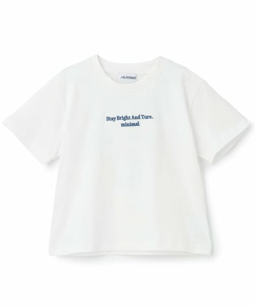 minimal / ミニマル Tシャツ | 【綿100】プチプラグラフィックアソート半袖Tシャツ（オフ ホワイト）