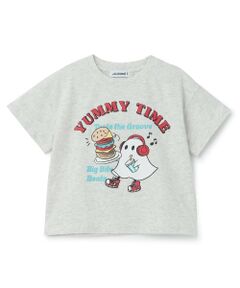 【綿100%】オバケイラストルーズ半袖Tシャツ