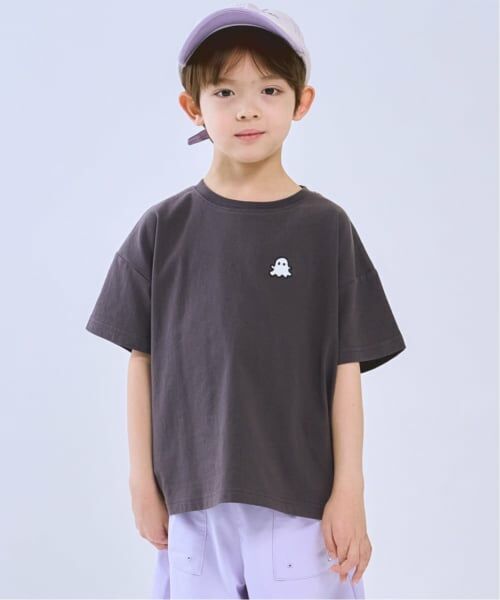 minimal / ミニマル Tシャツ | 【綿100%】オバケイラストルーズ半袖Tシャツ | 詳細1