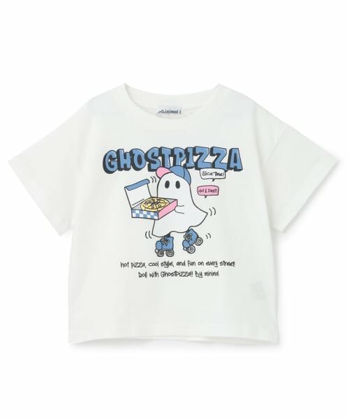 minimal / ミニマル Tシャツ | 【綿100%】オバケイラストルーズ半袖Tシャツ | 詳細7