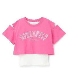 minimal / ミニマル Tシャツ | 【インナーつき】肩あきクロップド半袖Tシャツ