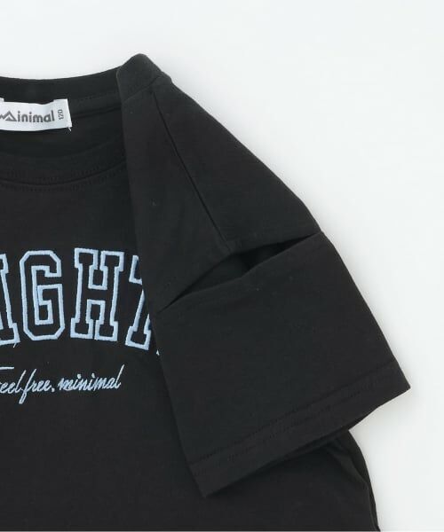 minimal / ミニマル Tシャツ | 【インナーつき】肩あきクロップド半袖Tシャツ | 詳細6