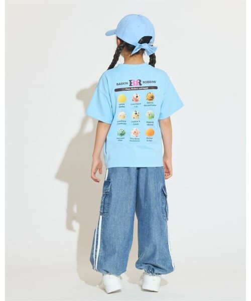 minimal / ミニマル Tシャツ | 【サーティワン アイスクリーム】【接触冷感】バックプリントルーズ半袖Tシャツ | 詳細11