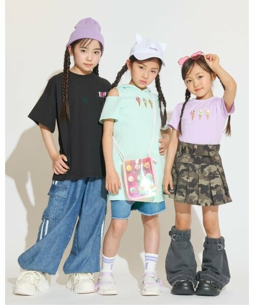 minimal / ミニマル Tシャツ | 【サーティワン アイスクリーム】【接触冷感】バックプリントルーズ半袖Tシャツ | 詳細13