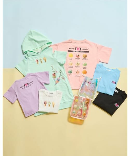 minimal / ミニマル Tシャツ | 【サーティワン アイスクリーム】【接触冷感】バックプリントルーズ半袖Tシャツ | 詳細14
