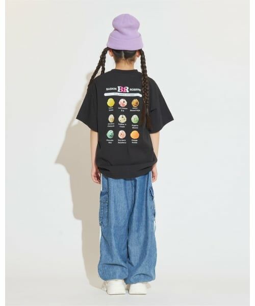 minimal / ミニマル Tシャツ | 【サーティワン アイスクリーム】【接触冷感】バックプリントルーズ半袖Tシャツ | 詳細4