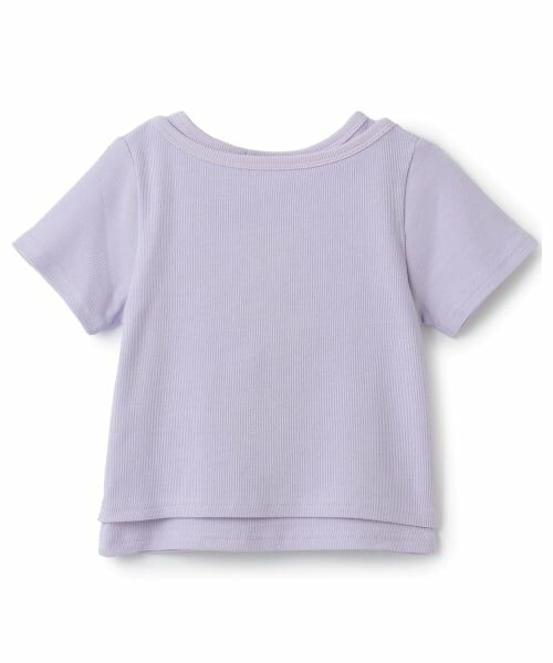 minimal / ミニマル Tシャツ | 【吸水速乾】【サラサラプラス】テレコレースアップ半袖Tシャツ | 詳細12