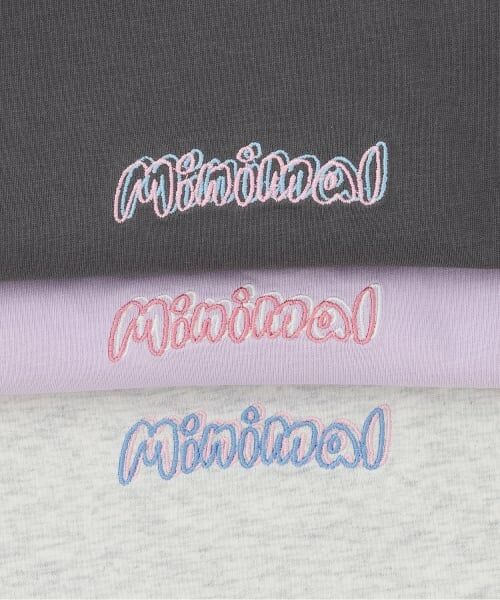 minimal / ミニマル Tシャツ | 【接触冷感】バックフォト半袖Tワンピース | 詳細3