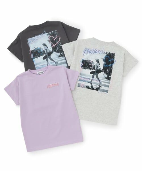 minimal / ミニマル Tシャツ | 【接触冷感】バックフォト半袖Tワンピース | 詳細8
