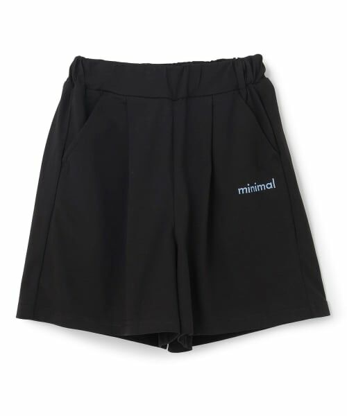 minimal / ミニマル ショート・ハーフ・半端丈パンツ | 【DailyMe】【遮熱/速乾/抗菌】カットソーショートパンツ(黒)
