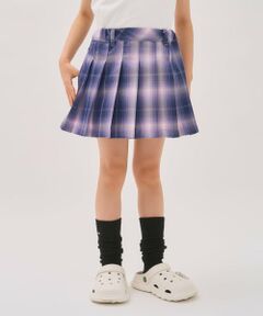 minimal / ミニマル ミニ・ひざ丈スカート | 【インパンツつき】アソートチェックプリーツスカート