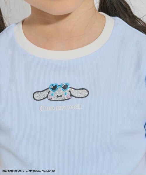 minimal / ミニマル Tシャツ | 【サンリオキャラクターズ】キラキラテレコTシャツ | 詳細1
