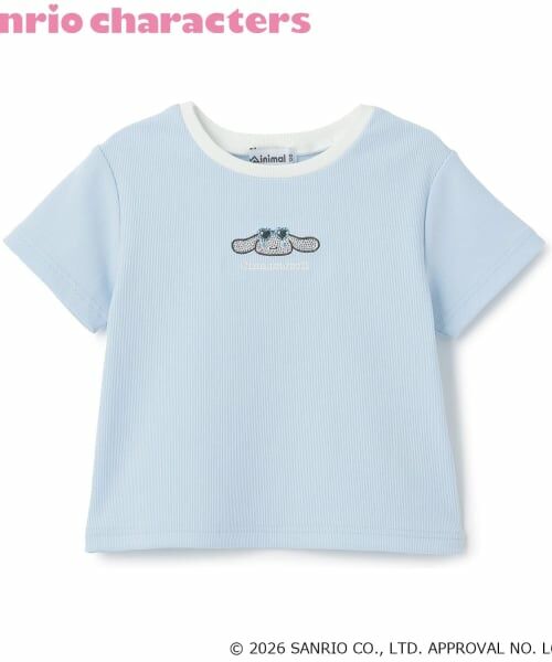 minimal / ミニマル Tシャツ | 【サンリオキャラクターズ】キラキラテレコTシャツ | 詳細12