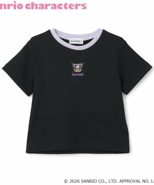 minimal / ミニマル Tシャツ | 【サンリオキャラクターズ】キラキラテレコTシャツ | 詳細13