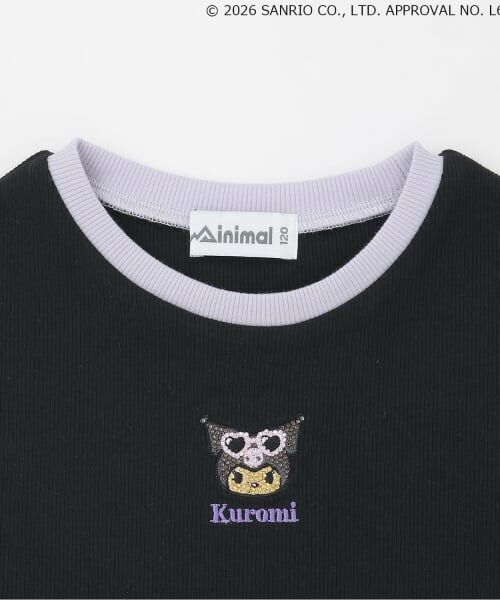 minimal / ミニマル Tシャツ | 【サンリオキャラクターズ】キラキラテレコTシャツ | 詳細15