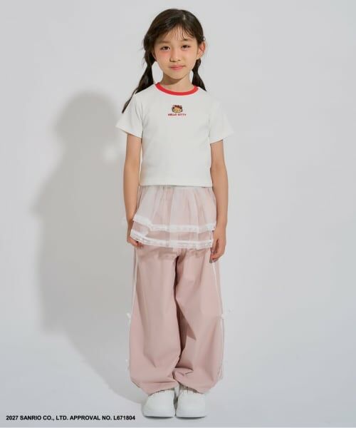 minimal / ミニマル Tシャツ | 【サンリオキャラクターズ】キラキラテレコTシャツ | 詳細4