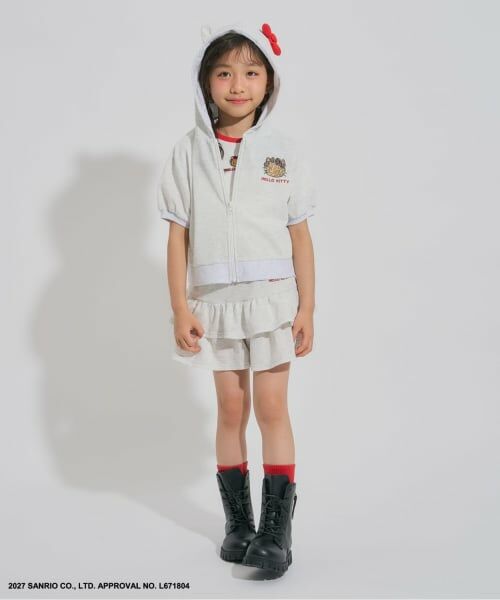 minimal / ミニマル パーカー | 【サンリオキャラクターズ】なりきり半袖ジップパーカー | 詳細6