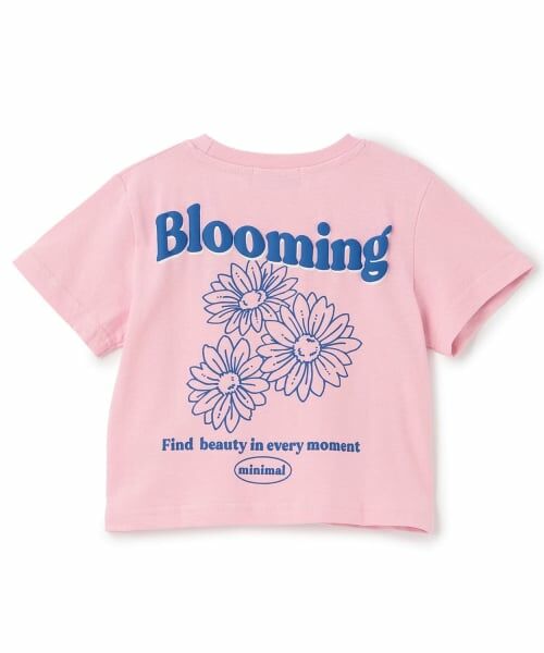 minimal / ミニマル Tシャツ | 【綿100%】【プチプラ】\nモチーフバックプリント半袖Tシャツ | 詳細3