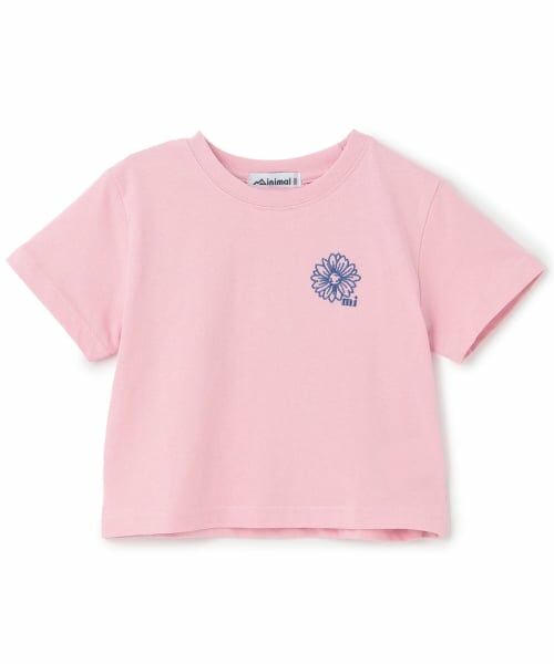 minimal / ミニマル Tシャツ | 【綿100%】【プチプラ】\nモチーフバックプリント半袖Tシャツ(ピンク)