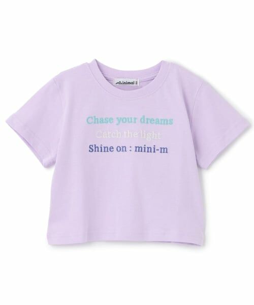 minimal / ミニマル Tシャツ | 【綿100%】【プチプラ】\nグラフィックアソート半袖Tシャツ(ラベンダー)
