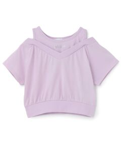 minimal / ミニマル Tシャツ | 肩あきレイヤード半袖Tシャツ