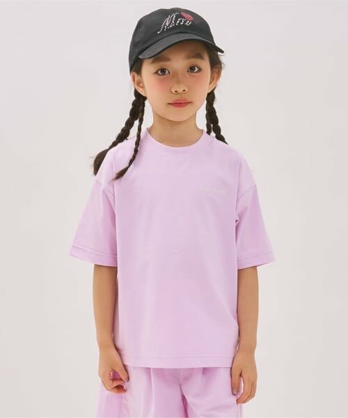 minimal / ミニマル Tシャツ | 【DailyMe】【遮熱/速乾/抗菌】シンプルTシャツ(ラベンダー)