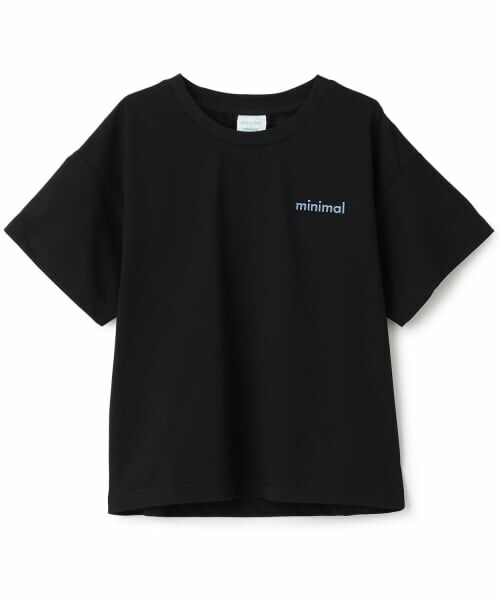 minimal / ミニマル Tシャツ | 【DailyMe】【遮熱/速乾/抗菌】シンプルTシャツ(黒)