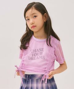 minimal / ミニマル Tシャツ | 【インナーつき】メッシュドロスト半袖Tシャツ