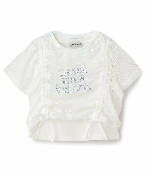 minimal / ミニマル Tシャツ | 【インナーつき】メッシュドロスト半袖Tシャツ | 詳細13