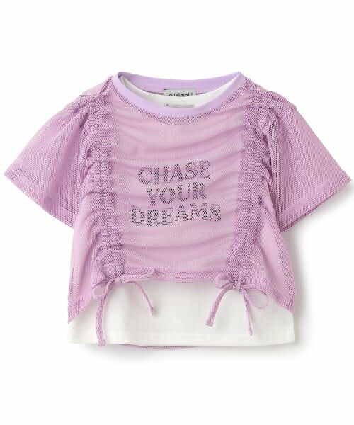 minimal / ミニマル Tシャツ | 【インナーつき】メッシュドロスト半袖Tシャツ | 詳細15