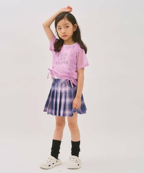 minimal / ミニマル Tシャツ | 【インナーつき】メッシュドロスト半袖Tシャツ | 詳細7