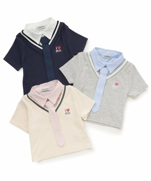 minimal / ミニマル Tシャツ | シャツレイヤードテレコTシャツ | 詳細9