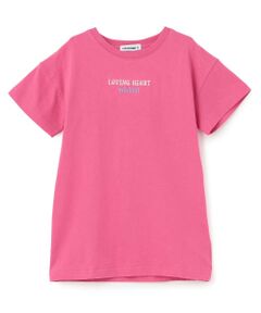 minimal / ミニマル ミニ丈・ひざ丈ワンピース | 【綿100%】【プチプラ】バックハート半袖Tシャツワンピース