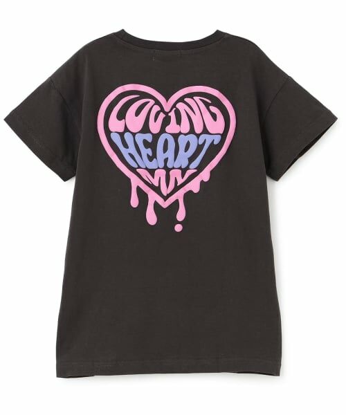 minimal / ミニマル ミニ丈・ひざ丈ワンピース | 【綿100%】【プチプラ】バックハート半袖Tシャツワンピース | 詳細1