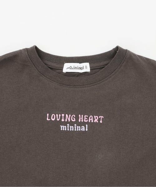 minimal / ミニマル ミニ丈・ひざ丈ワンピース | 【綿100%】【プチプラ】バックハート半袖Tシャツワンピース | 詳細2