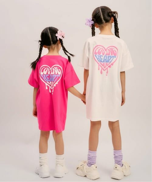 minimal / ミニマル ミニ丈・ひざ丈ワンピース | 【綿100%】【プチプラ】バックハート半袖Tシャツワンピース | 詳細9