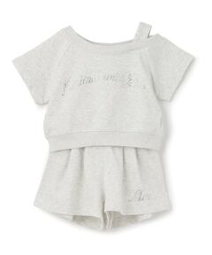 minimal / ミニマル その他トップス | ラインストーン ロゴ\nワンショルTシャツセットアップ