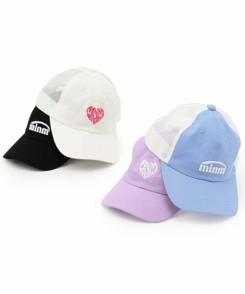 minimal / ミニマル キャップ | 【UV】刺しゅうアソートメッシュキャップ | 詳細4