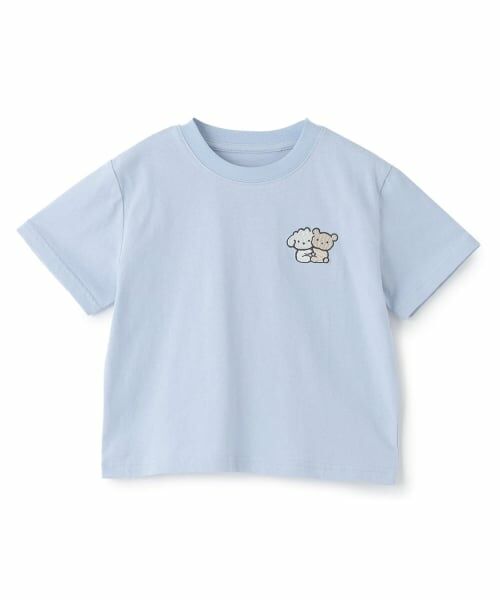 minimal / ミニマル Tシャツ | 【プチプラ】【綿100%】アソートカジュアルグラフィック半袖Tシャツ(サックス)