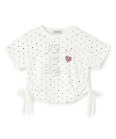minimal / ミニマル Tシャツ | ラインストーンロゴドロスト半袖Tシャツ