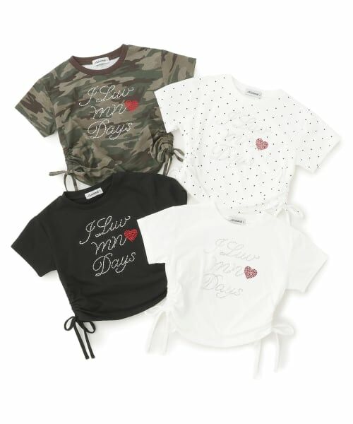 minimal / ミニマル Tシャツ | ラインストーンロゴドロスト半袖Tシャツ | 詳細20