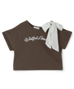 minimal / ミニマル Tシャツ | 【リボン2WAY】ワンショルTシャツ
