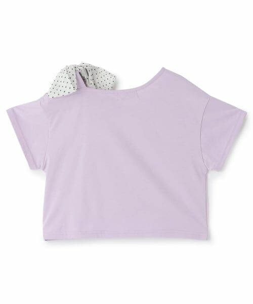 minimal / ミニマル Tシャツ | 【リボン2WAY】ワンショルTシャツ | 詳細1