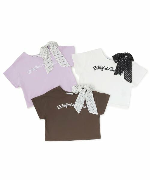 minimal / ミニマル Tシャツ | 【リボン2WAY】ワンショルTシャツ | 詳細15
