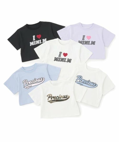 minimal / ミニマル Tシャツ | 【綿100%】ロゴアソートクロップド半袖Tシャツ | 詳細24