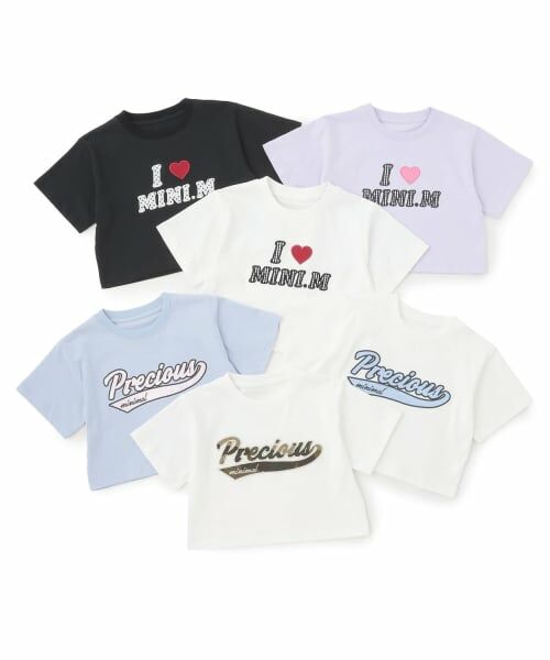 minimal / ミニマル Tシャツ | 【綿100%】ロゴアソートクロップド半袖Tシャツ | 詳細9